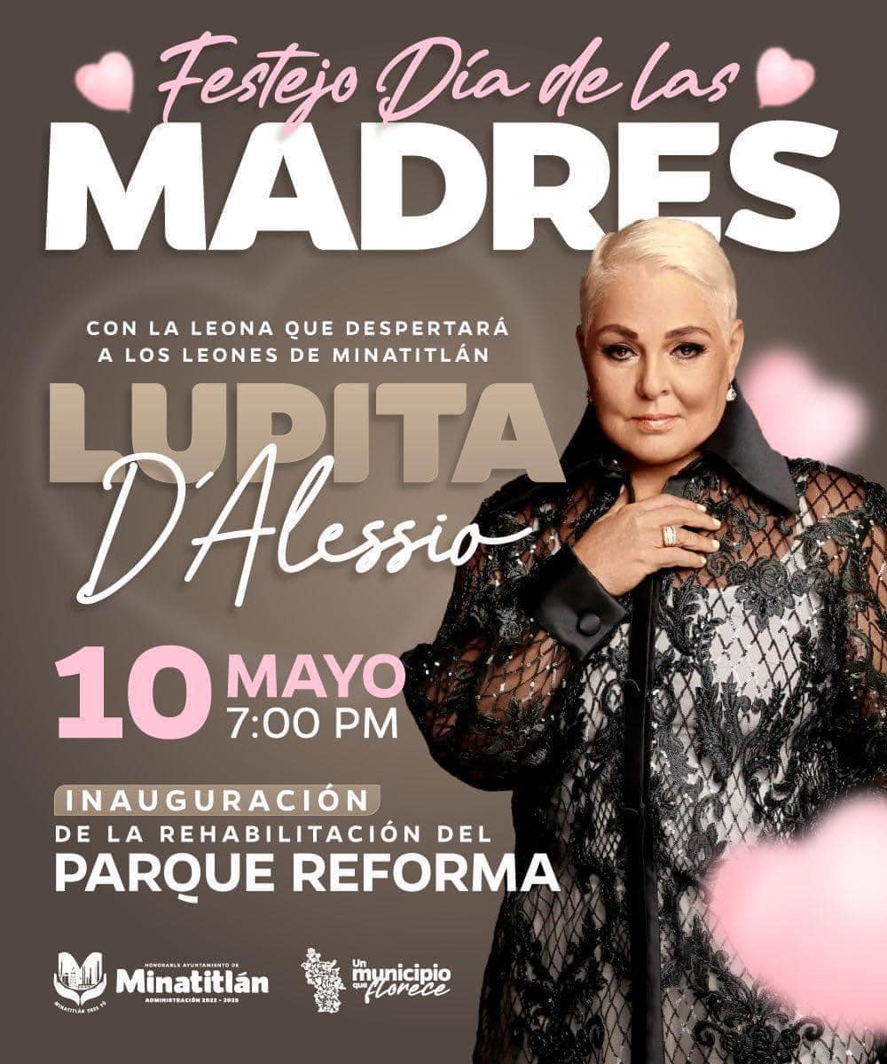 Lupita D´alessio en Minatitlán