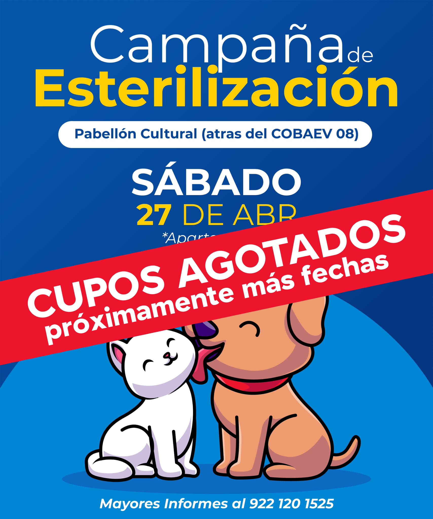 CON CUPO AGOTADO ARRANCA LA PRIMER CAMPAÑA ESTERILIZACIÓN GRATUITA EN COSOLEACAQUE