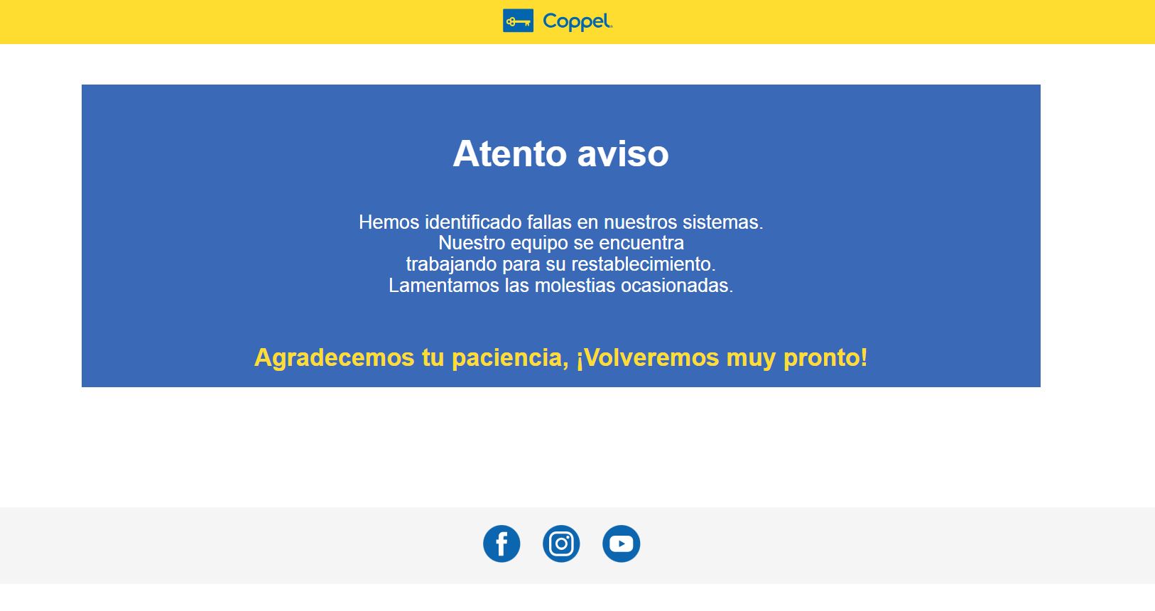 Falla sistema de Coppel: ¿Afectará a los pagos y préstamos?