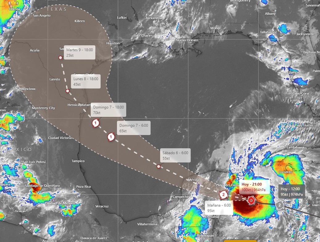 NOAA NWS National Hurricane Center informa: