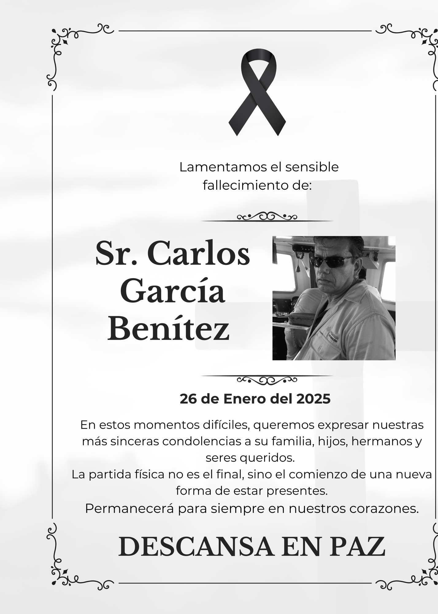 QEPD. Carlos García