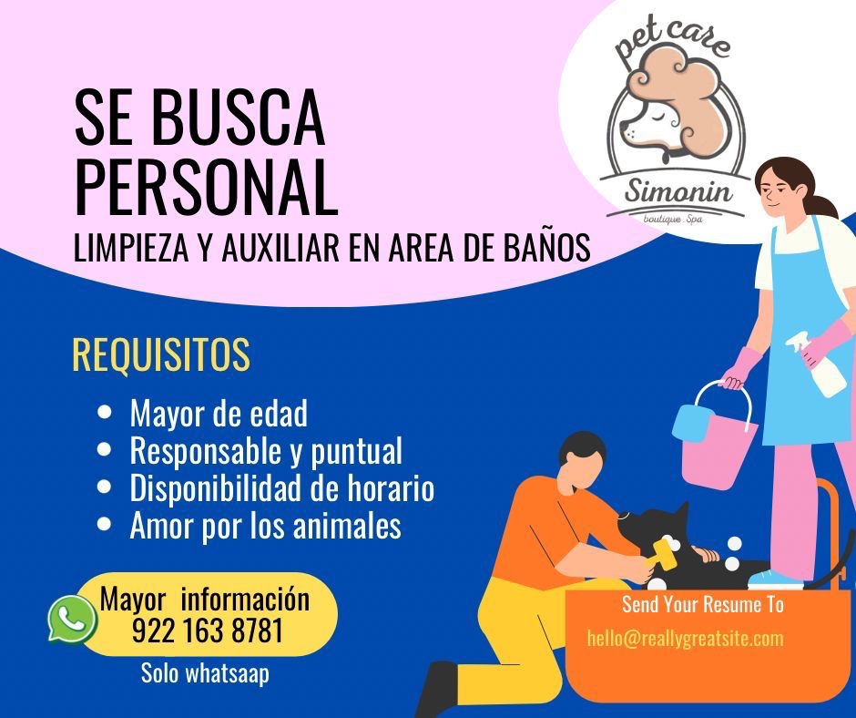 Oportunidad de trabajo